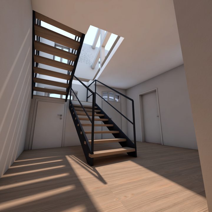 Treppenhaus Entwurf 2021