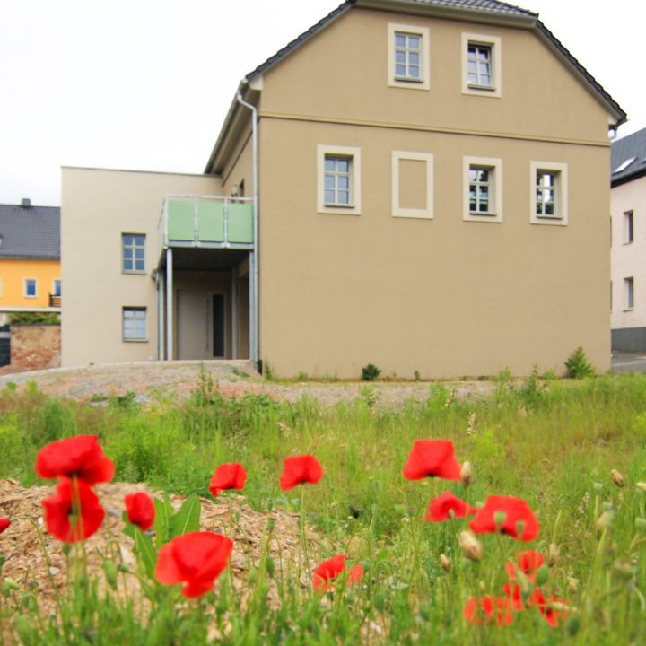 Barrierefreies Mehrfamilienhaus in Frankenberg - außen